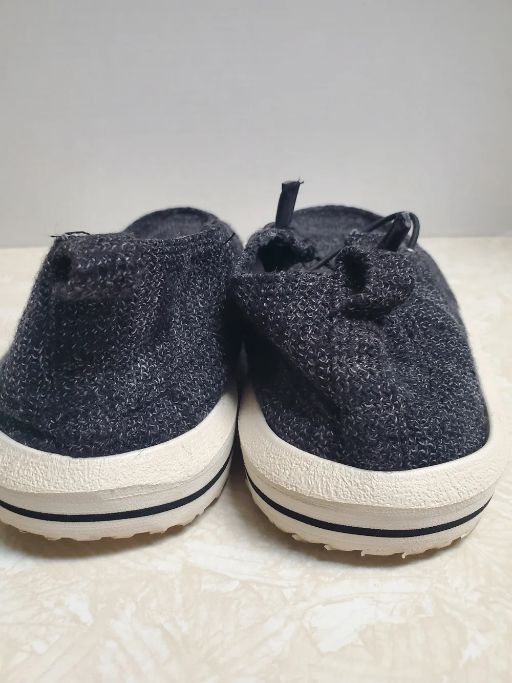 Maui and Sons Black Knit Slip-On Loafer